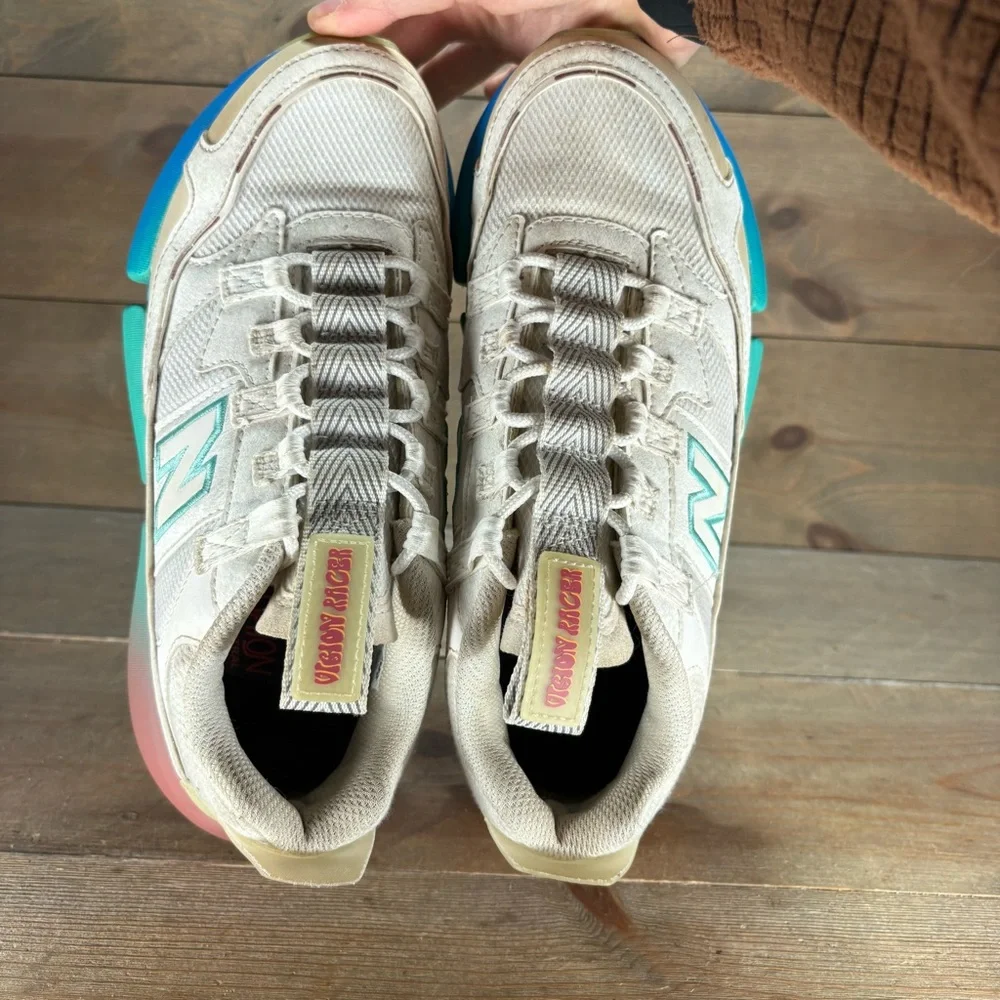 new balance vision racer men size 7.5 shoe multicolor chunky jaden smith sneaker - Picture 6 of 9